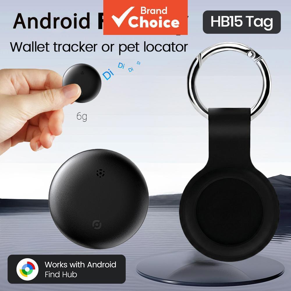 Rastreador Bluetooth para Android, chaveiro localizador compatível com Google Find My, tag de rastreamento para chaves,