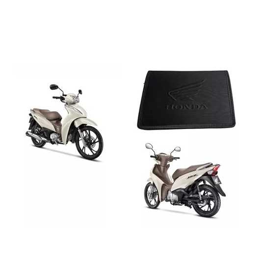 Porta Manual Do Proprietario Documentos Case Rígido De Motos Honda Biz 2019/2020