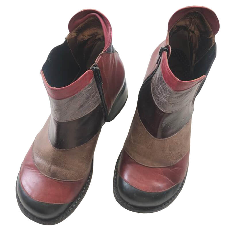 Sapato Bota Cano Curto De Couro Salto De 5cm Selo De Controle Tamanho 33 – USADO