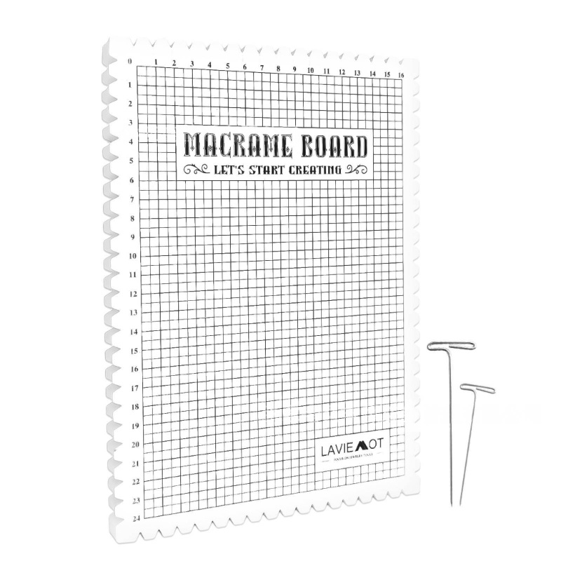 Bmico Criativo Macrames Board Artesanato Tricô String Grided Boards Mat Lã
