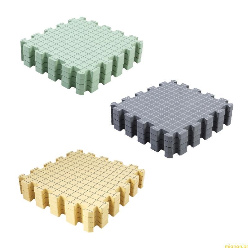 4Pcs Tricô Bloqueio Mat Placa Espuma Para Tecelagem Quadrada Da Vovó