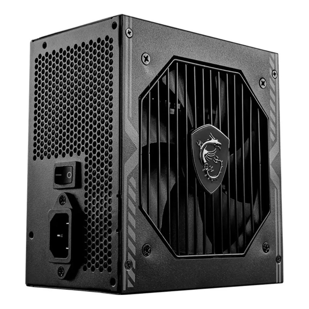 Fonte de Alimentacao MSI MAG A650BNL, 650W, 80 Plus Bronze, PFC Ativo, Com Cabo, Preto