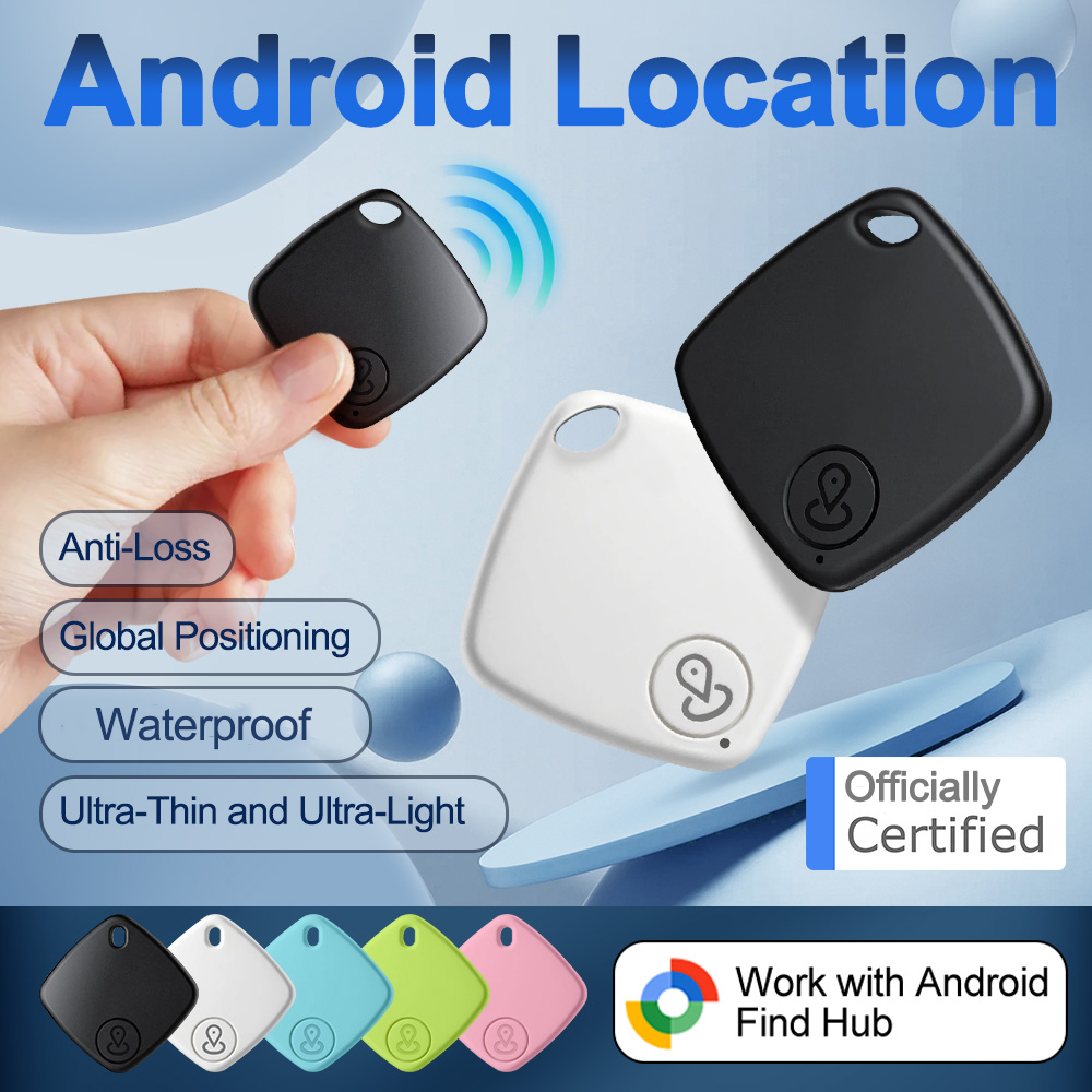 Rastreador Bluetooth Smart Tag para Android, compatível com o Google Find My, localizador de itens, anti-perda para