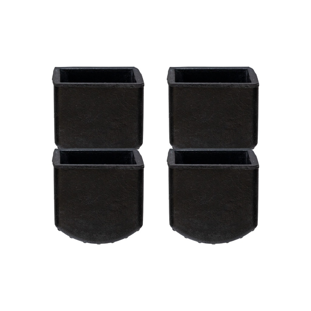 4 Sapata Pe Para Escada Mor Borracha 20x30mm Evita Queda