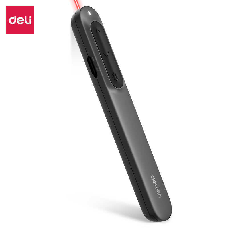 Deli MA1 Laser Page Flip Pen 1m Controle Remoto Multi-Função PPT Business Meeting Ensino Caneta Laser