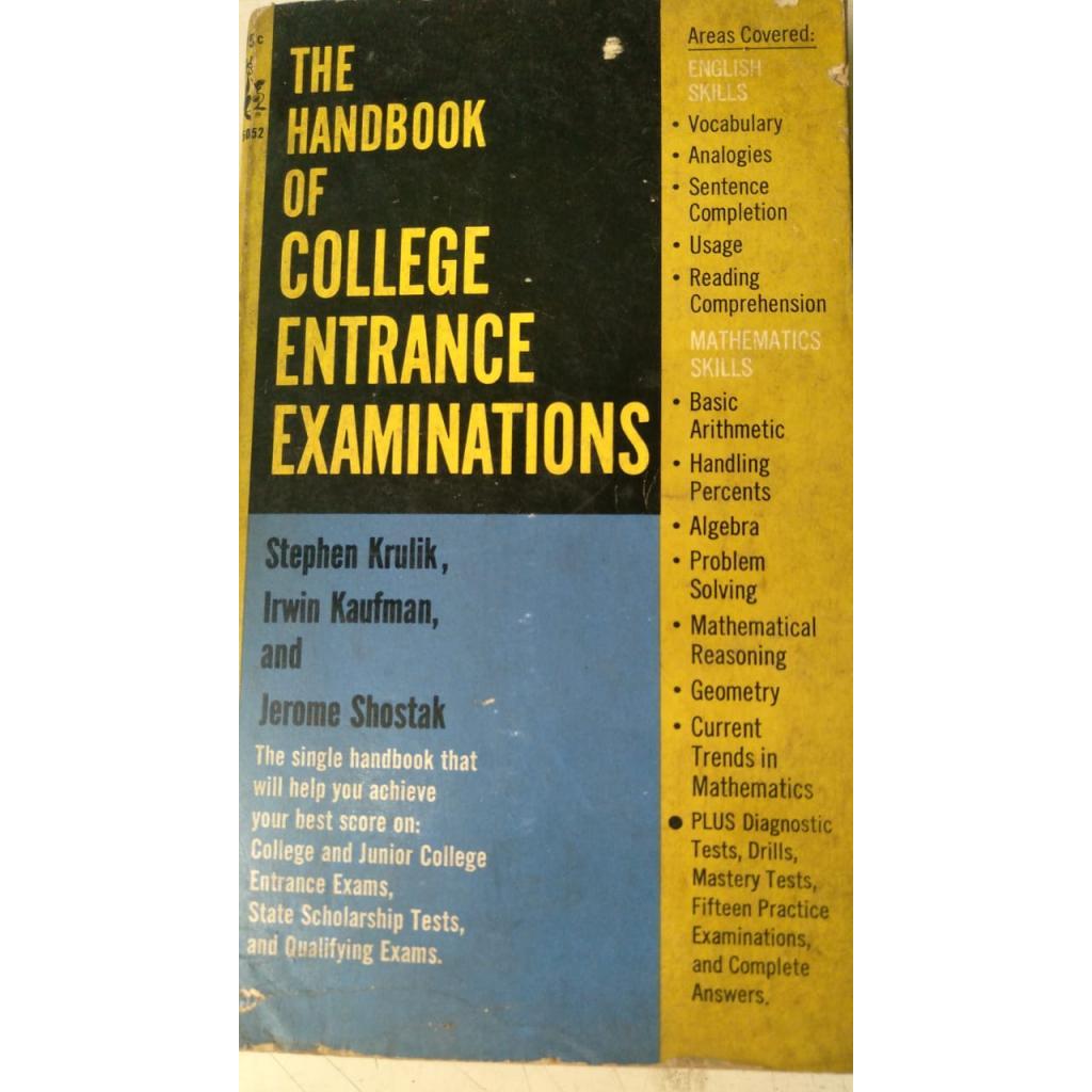 The Handbook of College Entrance Examinations