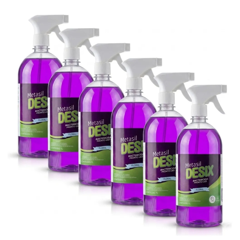 Desix Floral Bactericida Limpeza Ar-Condicionado Cx De 6 Litros