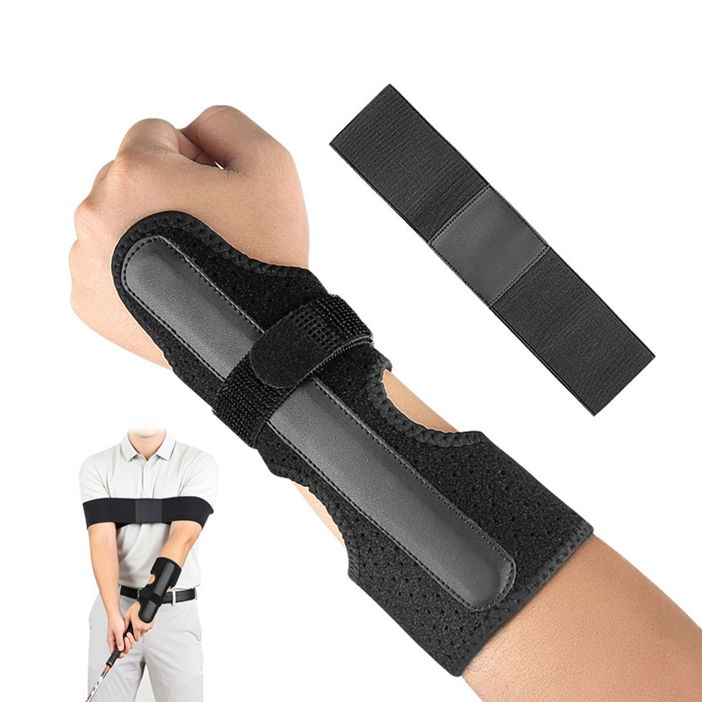 Supperbig Golf Swing Training Aid , Trainer Wrist Brace & Arm Band , Posture Corrector Practice Equipment Para Iniciante