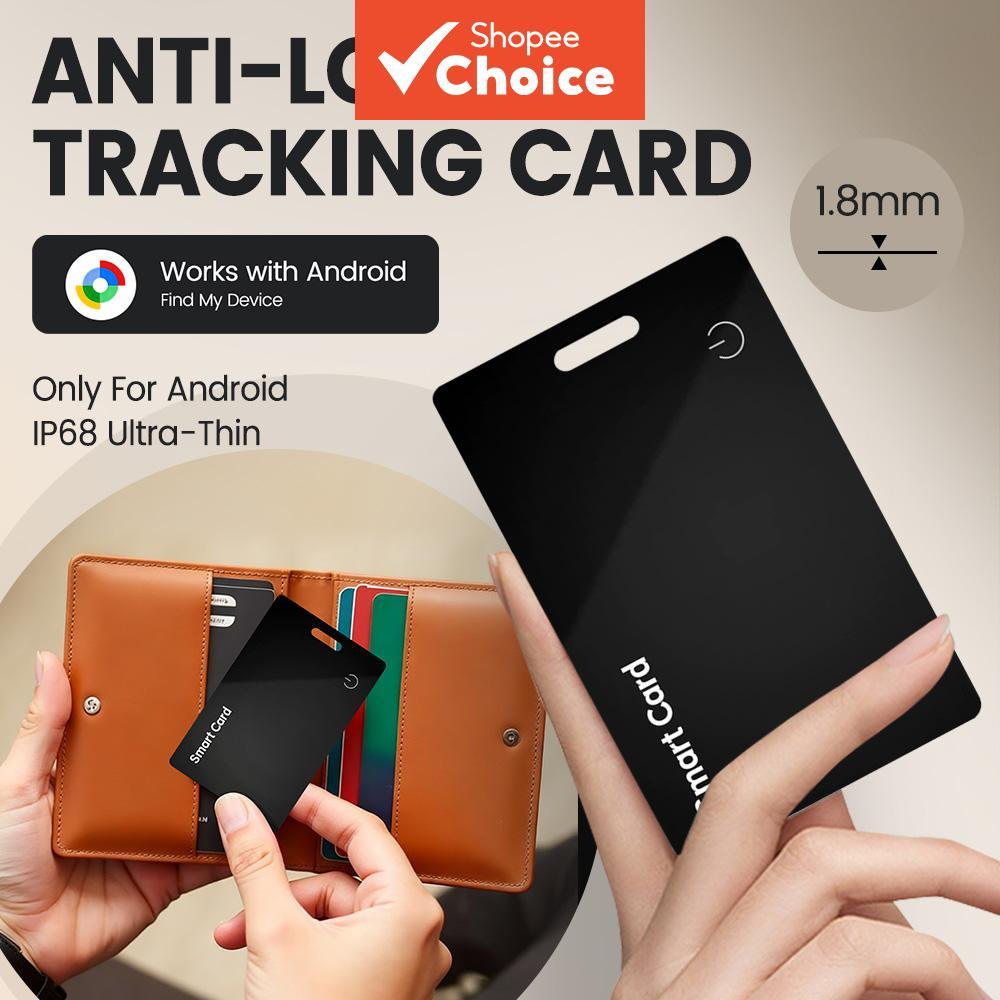 Localizador de Carteiras para Android, Cartão Rastreador Ultra Fino com Aplicativo Google, Localizador de Itens