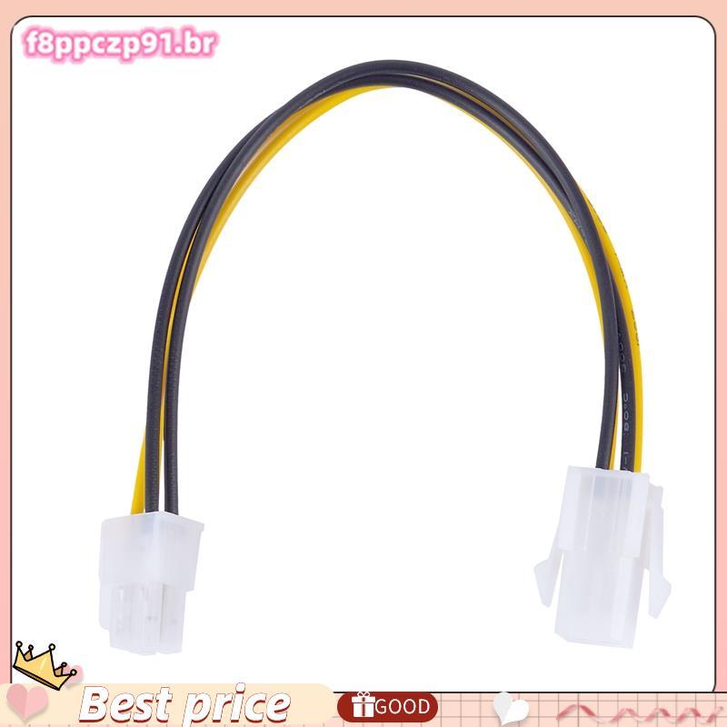20CM/8Inch 12V 4 Pinos Macho Para P4 Fêmea Cabo De Extensão De Fonte De Alimentação De CPU