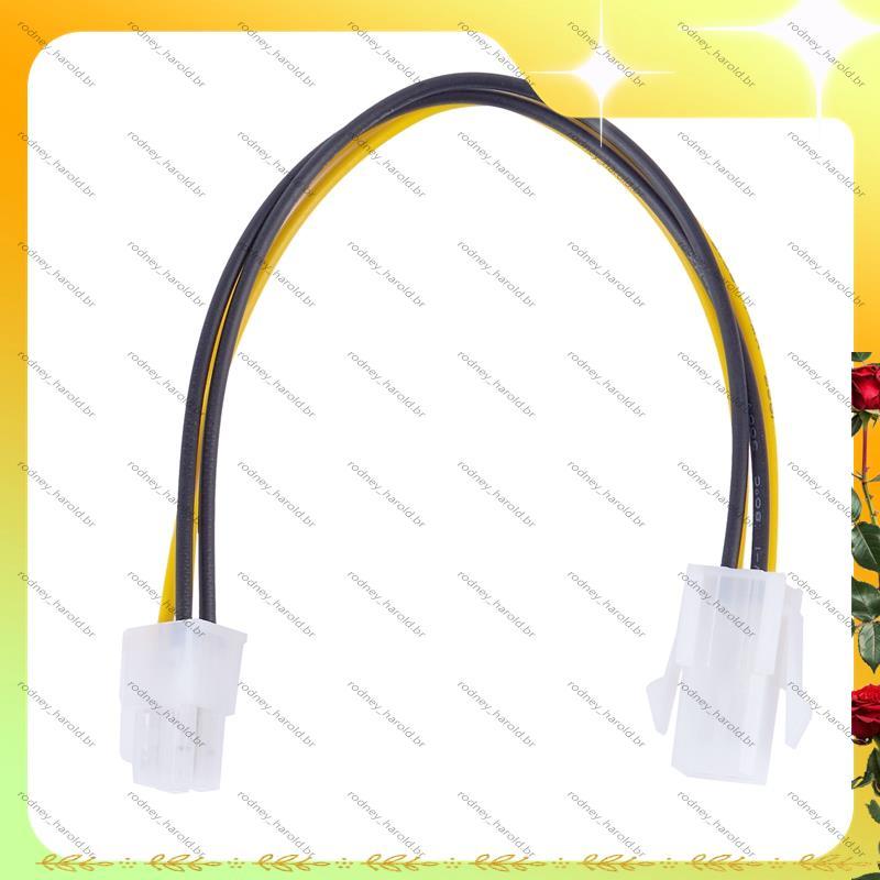 [Entrega Rápida R] 20CM/8Inch 12V 4 Pinos Macho Para P4 Fêmea Cabo De Extensão De Fonte De Alimentação De CPU