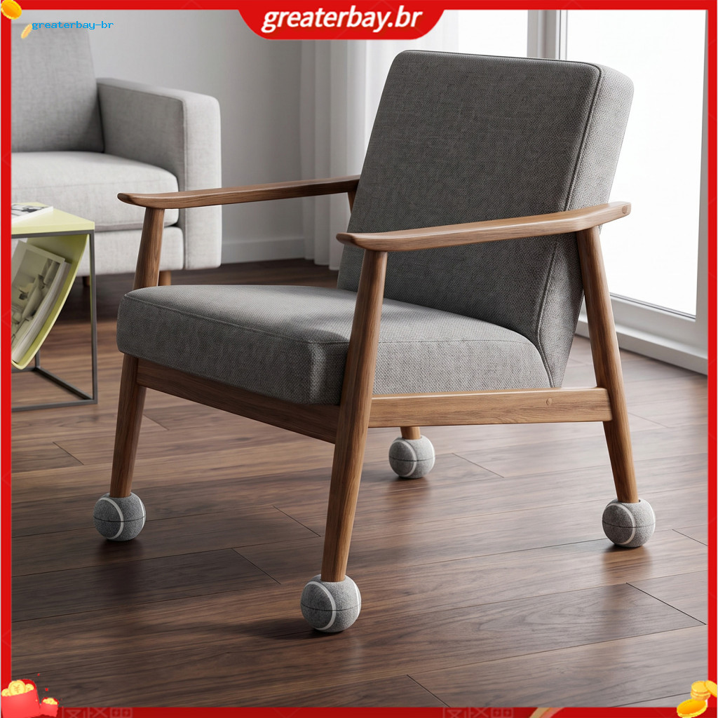 Precut Tennis Ball Chair Leg Covers Non-slip Felt Glides for Furniture Floor Protectors for Hardwood Noise Scratch Reduc