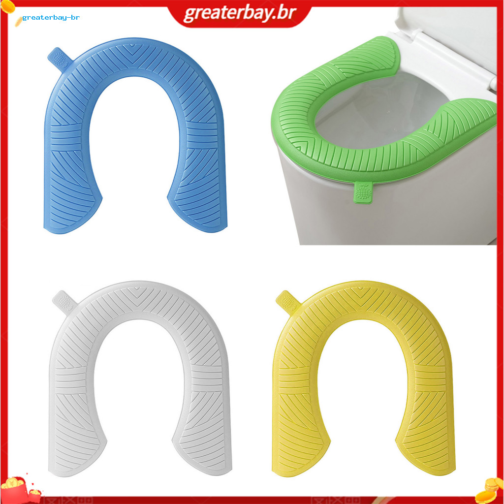Soft Thick Non-slip Waterproof Toilet Seat Cover – Hygienic Child Safe Comfortable Pad for Home Bathroom Travel Use