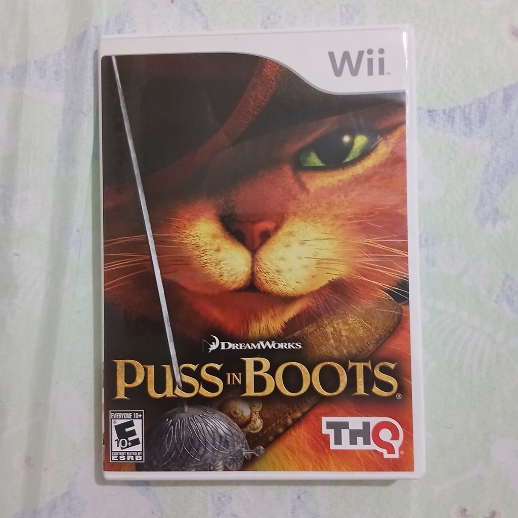 jogo wii puss in boots gato de botas