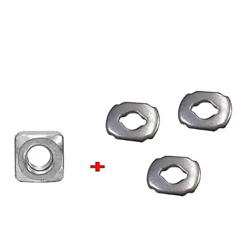 Kit 3 Arruelas Oval + 1 Porca Da Hélice Ventilador Arno 40cm
