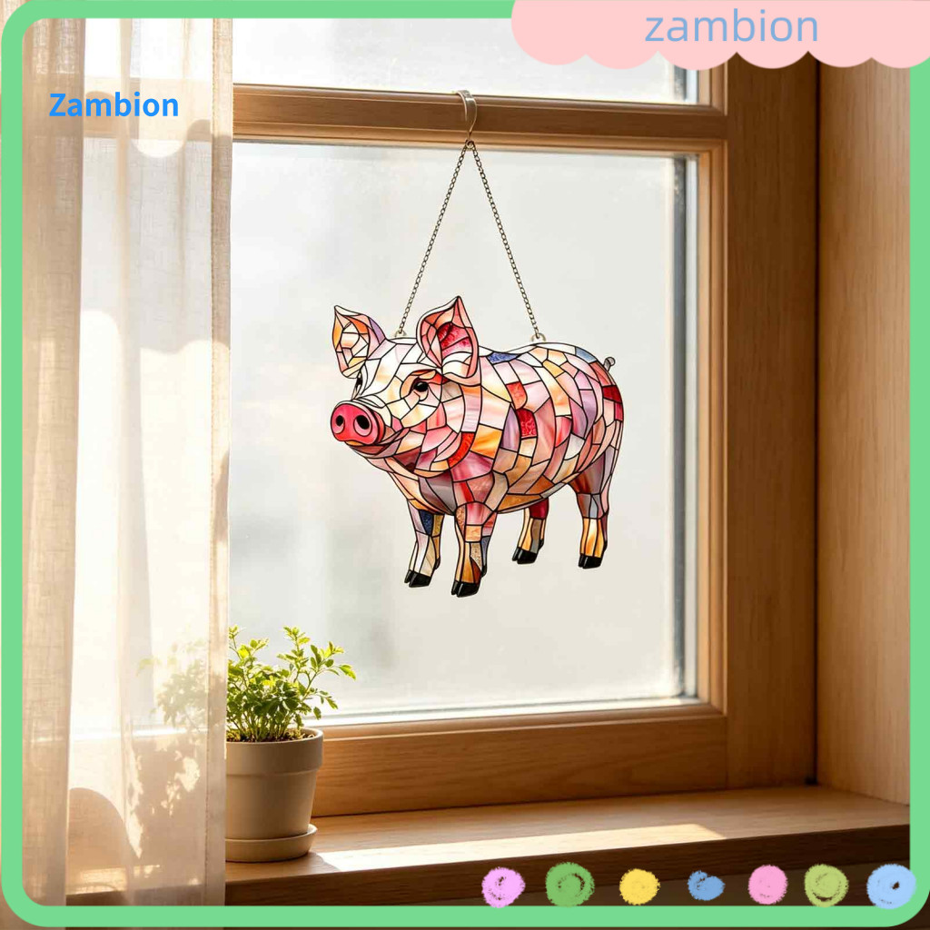 Window Hanging Prism Acrylic Suncatcher for Home Decor Sun Catchers for Windows Colorful Stained Glass Style Rainbow Mak