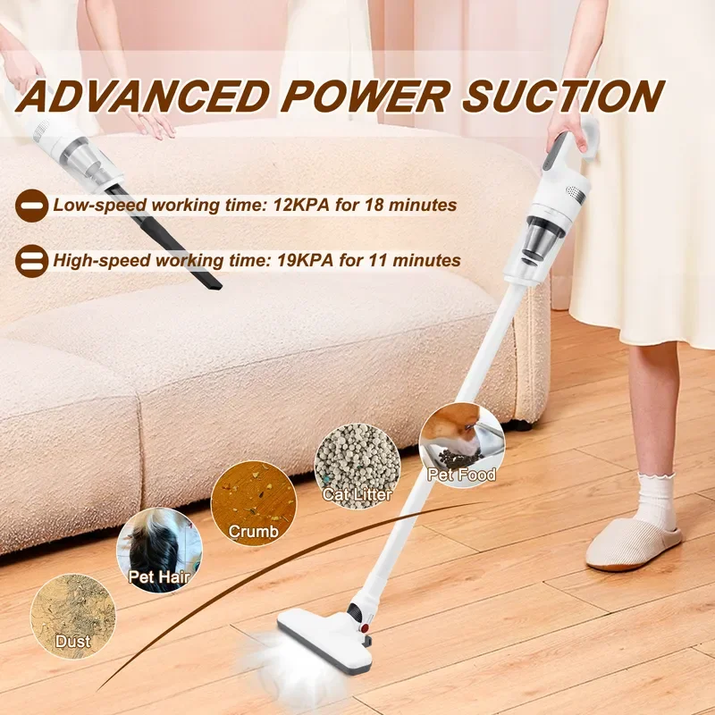 for Liectroux i6 Portable Handheld Mini Vacuum Cleaner Multi Brush Head Cordless Car Home Office Desktop Dust Cleaning Device