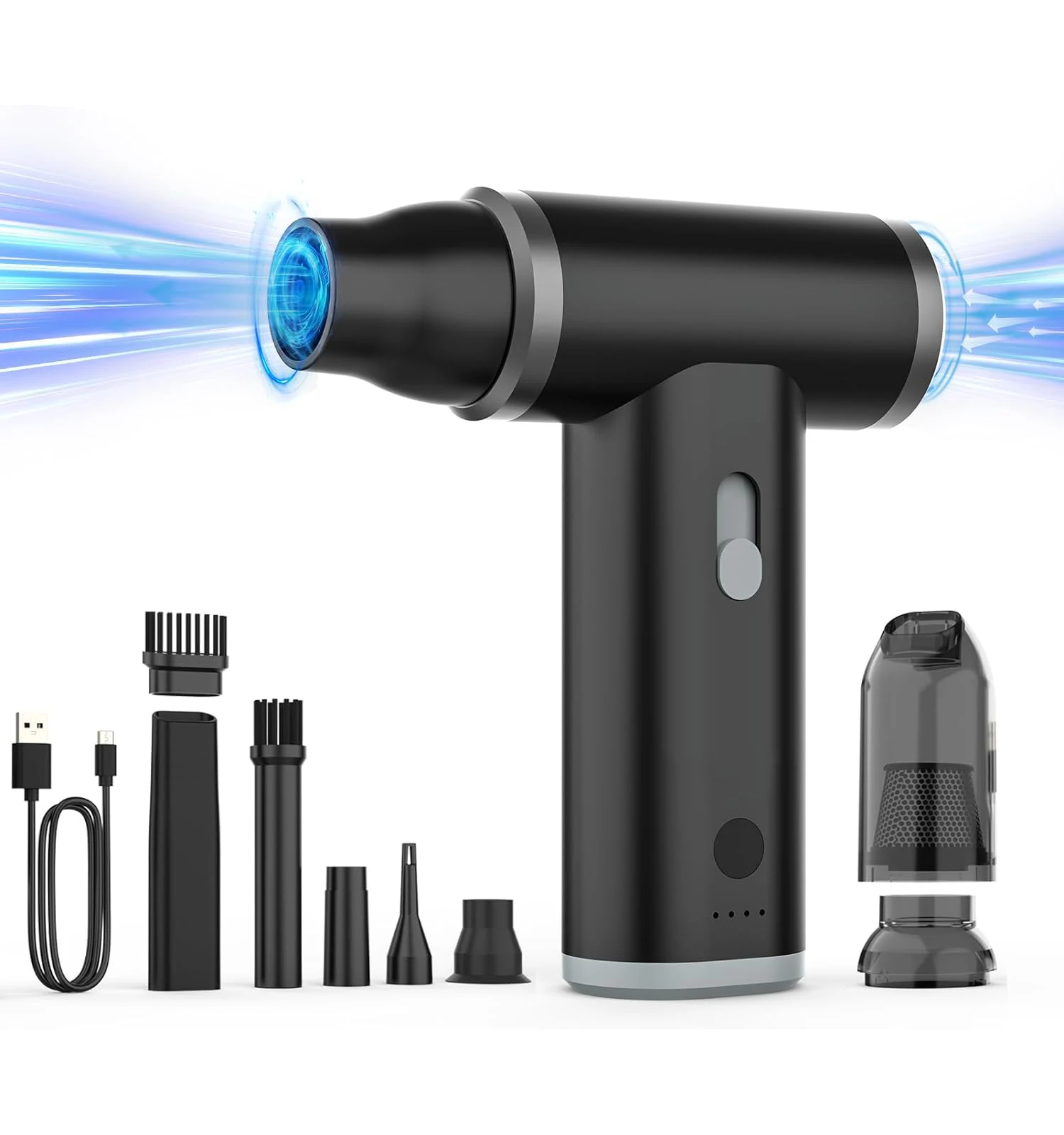 Handheld Vacuum Mini Portable Wireless Cordless Vacuum Cleaner for Car Interior Home Office Desktop Dust Hair Cleaning Machine