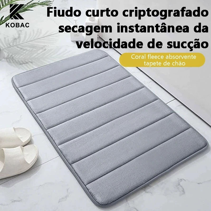 Tapete de banheiro absorvente anti-deslizamento suave, cozinha / banheiro / colchão do quarto (40x60 cm)