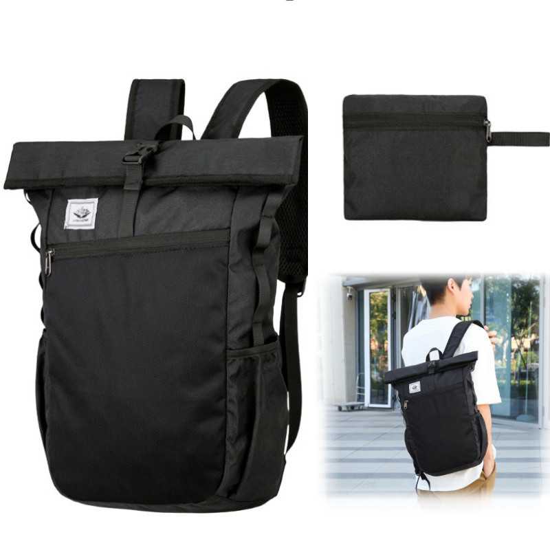 2025 Nova Mochila Dobrável Aoar Livre Viajar A Prova D'água Portátil Ultra-Leve Para Homem E Mulher Com O Mesmo Estilo