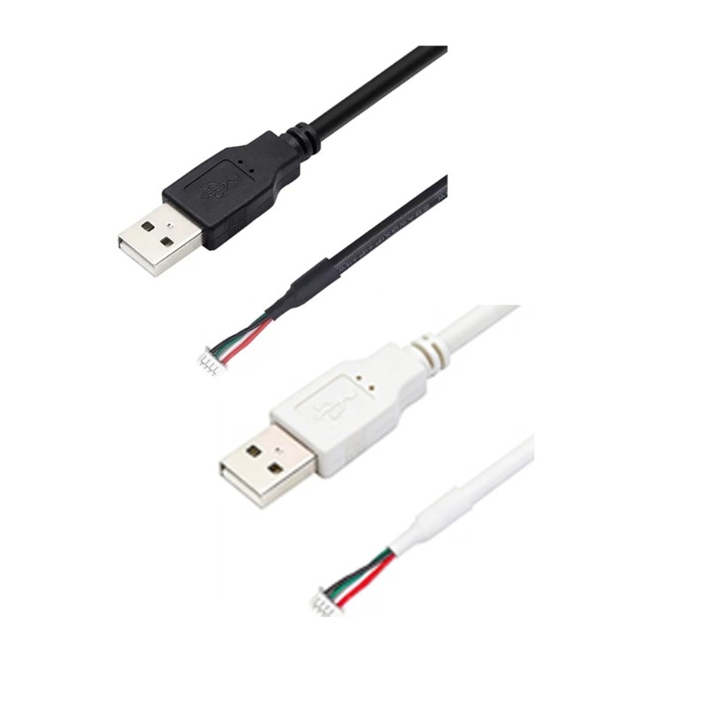 Cabo De Dados E Alimentação KOK Com Extremidade Macho USB-A MX1 25 4 Pinos Final 1 De 5 m Para Instalação De Display Aux