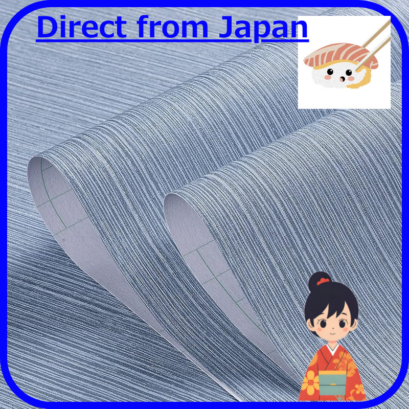 Haimin Removable Wallpaper Sticker 60cm x 10m - Textured, Thickened, Premium Stripe Design, Waterproof, Stain Resistant,