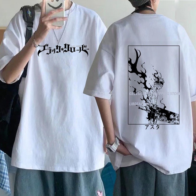 Camiseta Básica Anime Geek Style Asta Espada Demon Japanese Envio Rápido