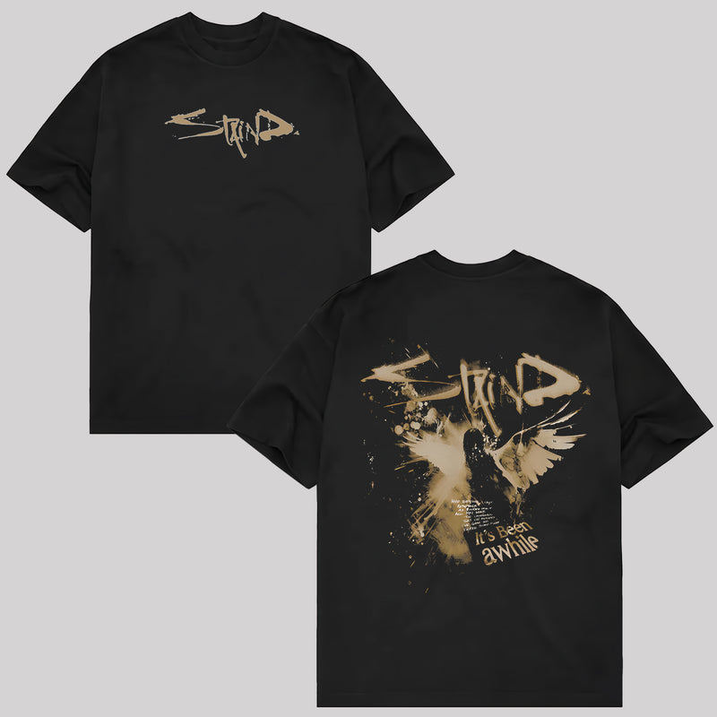 Music.Soul Camiseta e Sweater Unissex Staind Banda Angel Wings Estampa Retrô Confortável Atemporal Estilosa Casual