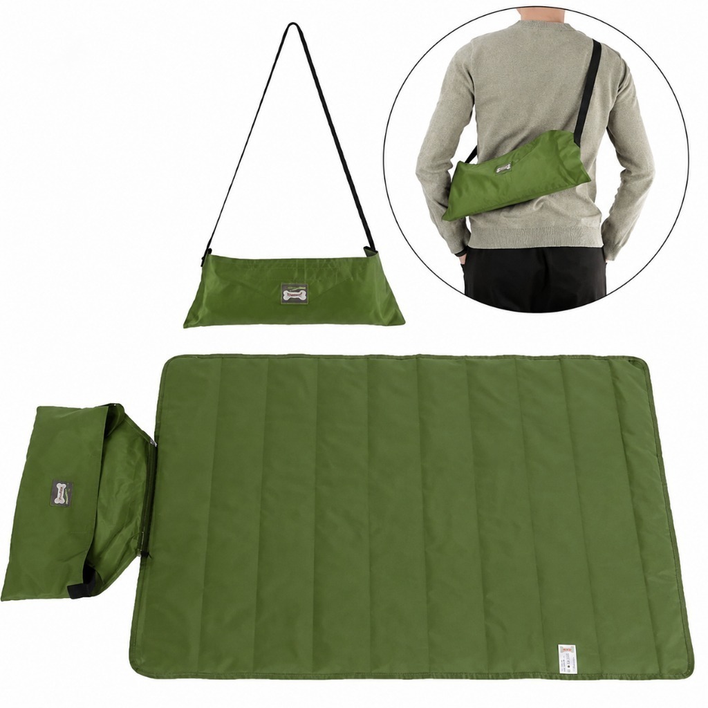 Tapete Impermeável Para Passeio cachorro 99x70 cm Praia Piquenique Parque Viagem