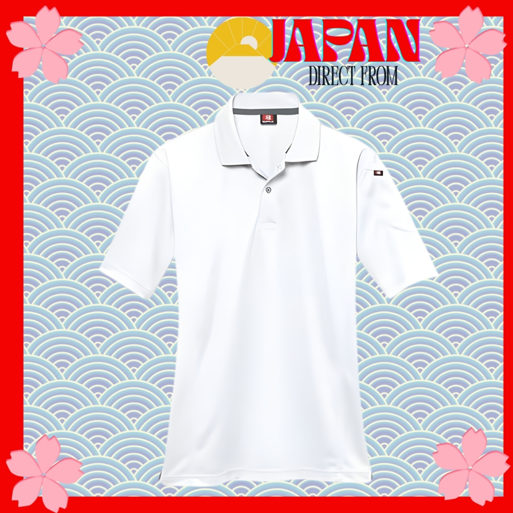 【Direct from Japan】[BURTLE] Unisex Short Sleeve Polo Shirt 305 - Moisture-Wicking, Deodorizing, Phone Pocket