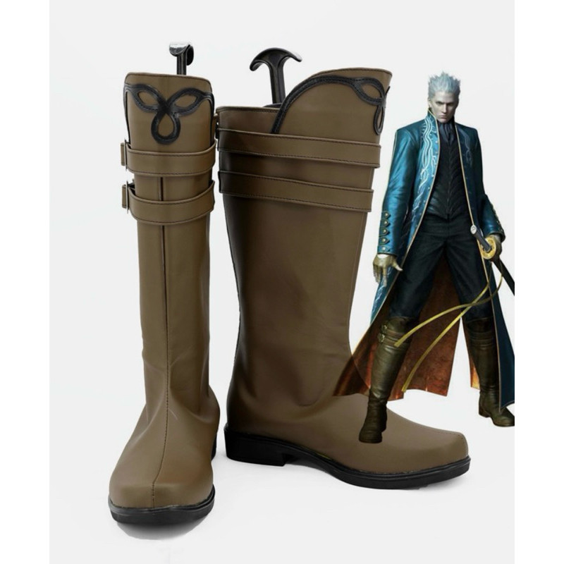 Devil May Cry Virgil Cosplay Shoes Shoe Boots boot costume chaussure zapato