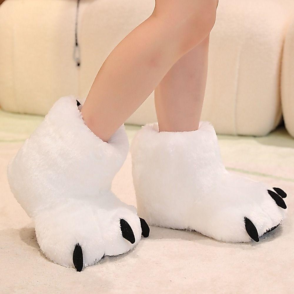 Botas De Fantasia De Cosplay , Garra De Besta De Pelúcia Exageradas De Desenhos Animados , Sapatos Grandes De Adereços G