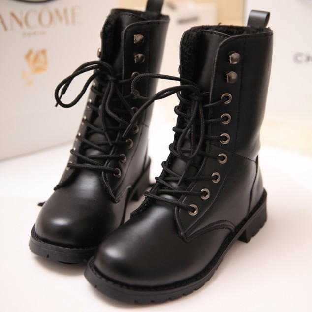 Sapatos de cosplay Su Mucheng Master em tempo integral Universal Preto Botas de cano médio Martin Botas Anime cos Sapato