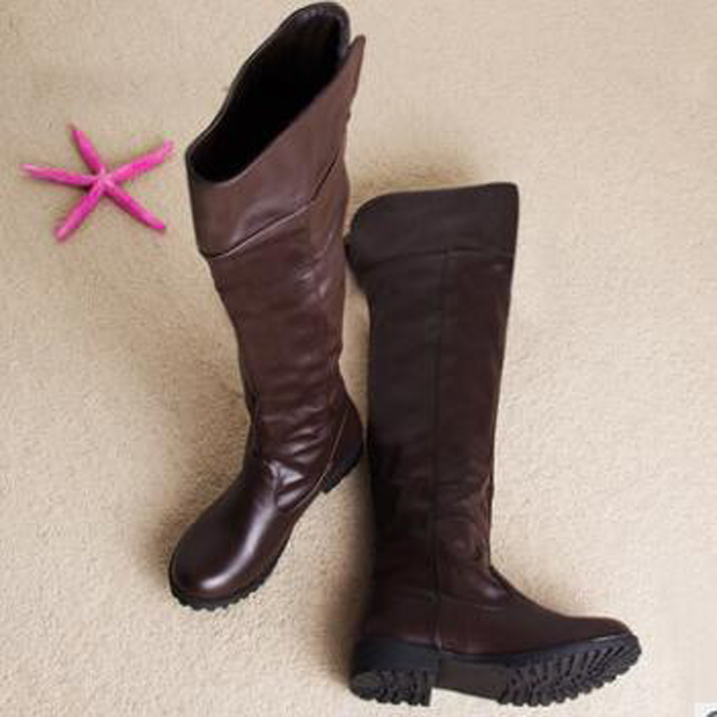 Ataque Aos Titãs Sapatos cosplay Botas De Couro Fino De performance