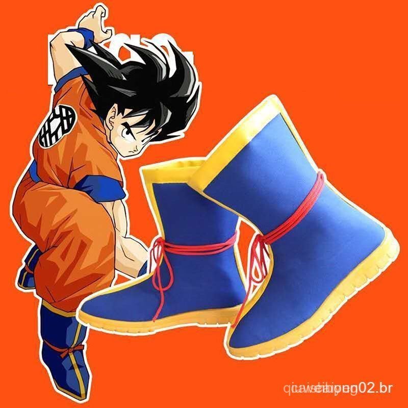 Botas de Cosplay de Dragon Ball, Sapatos de Cosplay de Sun Wukong AHO0 RBR4 IURI