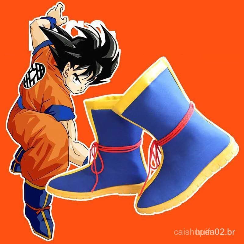 Botas de Cosplay de Dragon Ball, Sapatos de Cosplay de Sun Wukong AHO0 XHR6