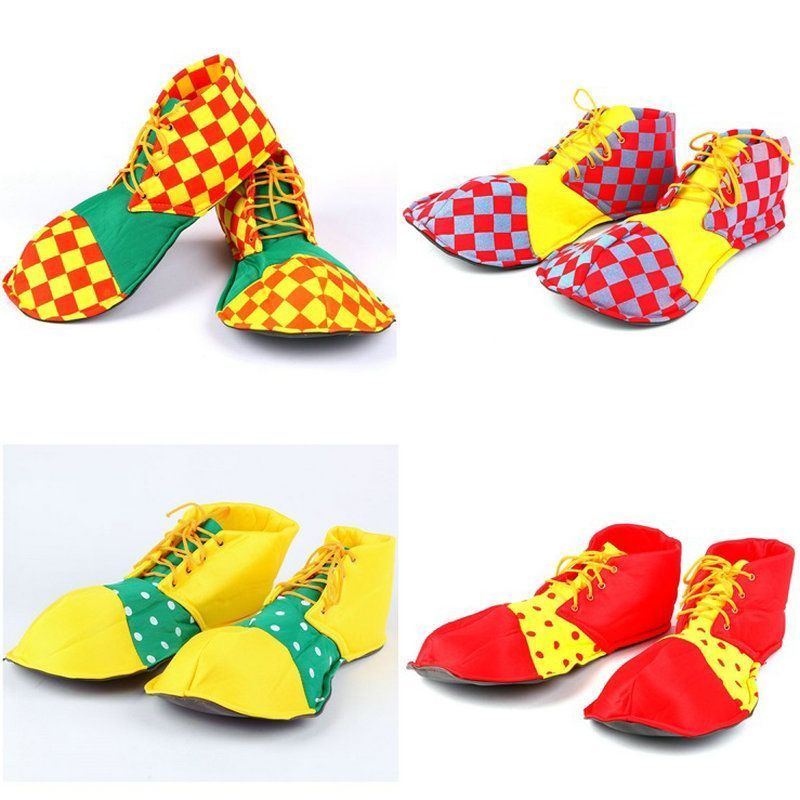 Desempenho de baile Cosplay adereços de máscaras acessórios de fantasia de palhaço sapatos de palhaço sapatos de palhaço