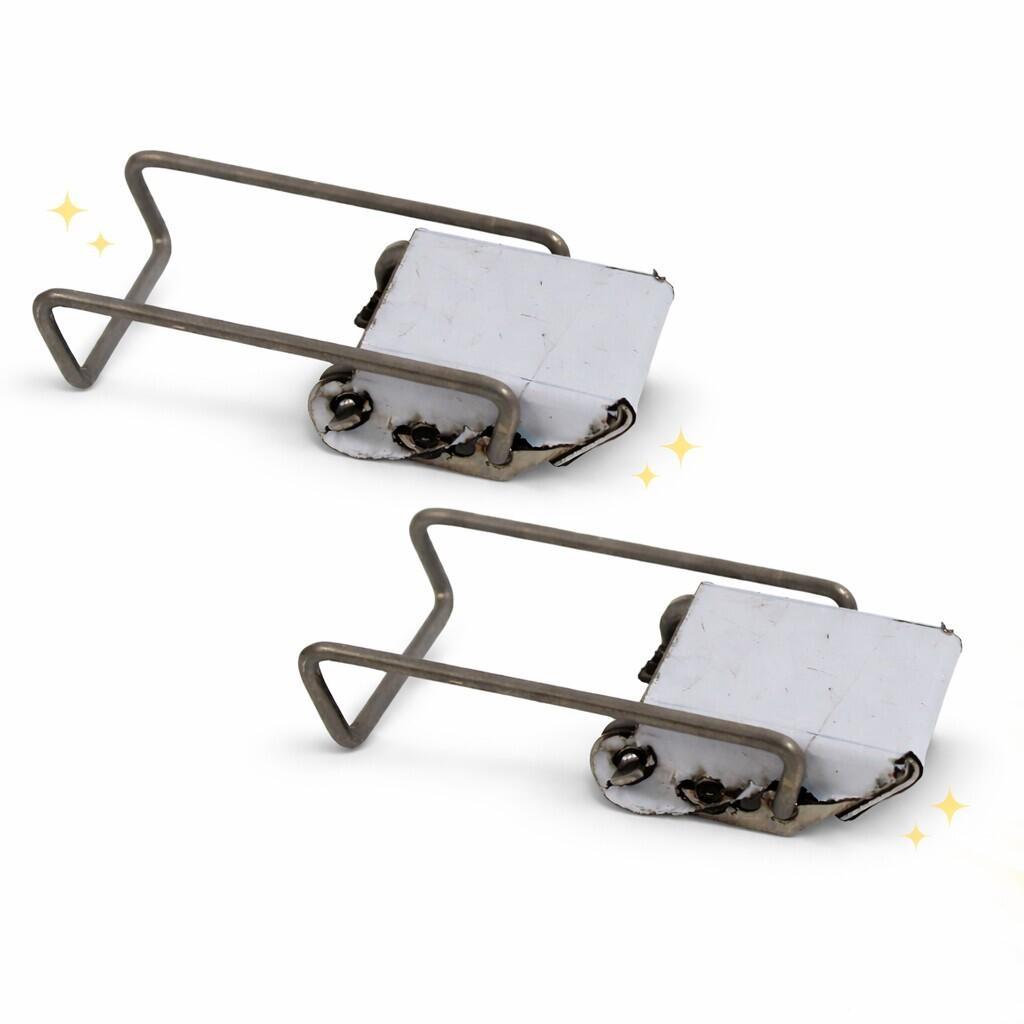 2 Fechos Ráp. Aço Cromado P/ Extratora Wap Carpet Cleaner
