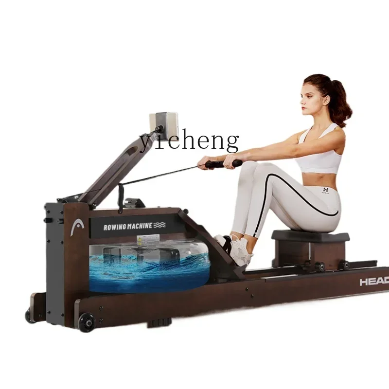 Home Fitness Equipment Smart Water Resistance Rowing Machine Foldable Storage without Floor Space