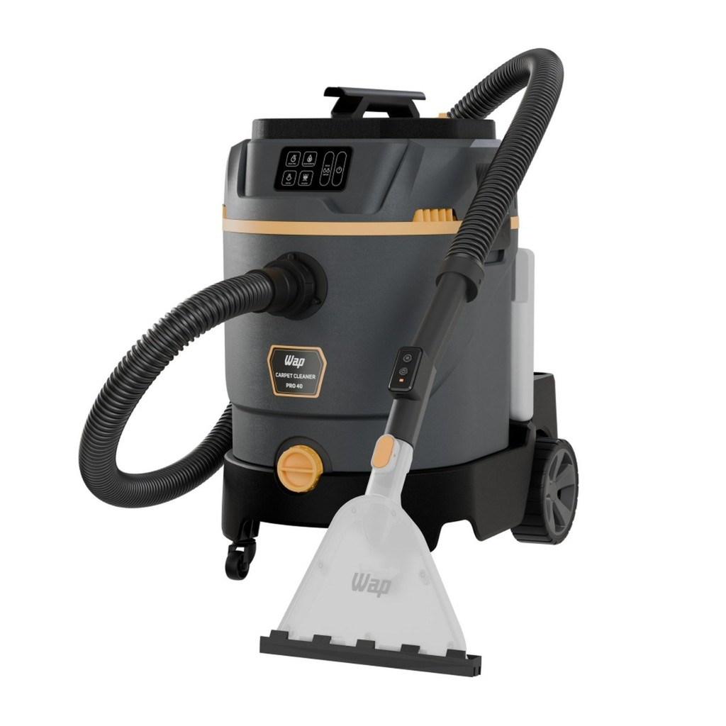 Extratora Barril 4 em 1 Wap Carpet Cleaner Pro 40 2800w Vapor Borrifa Água Quente Alcance de 9 Metros Painel Touch 34l