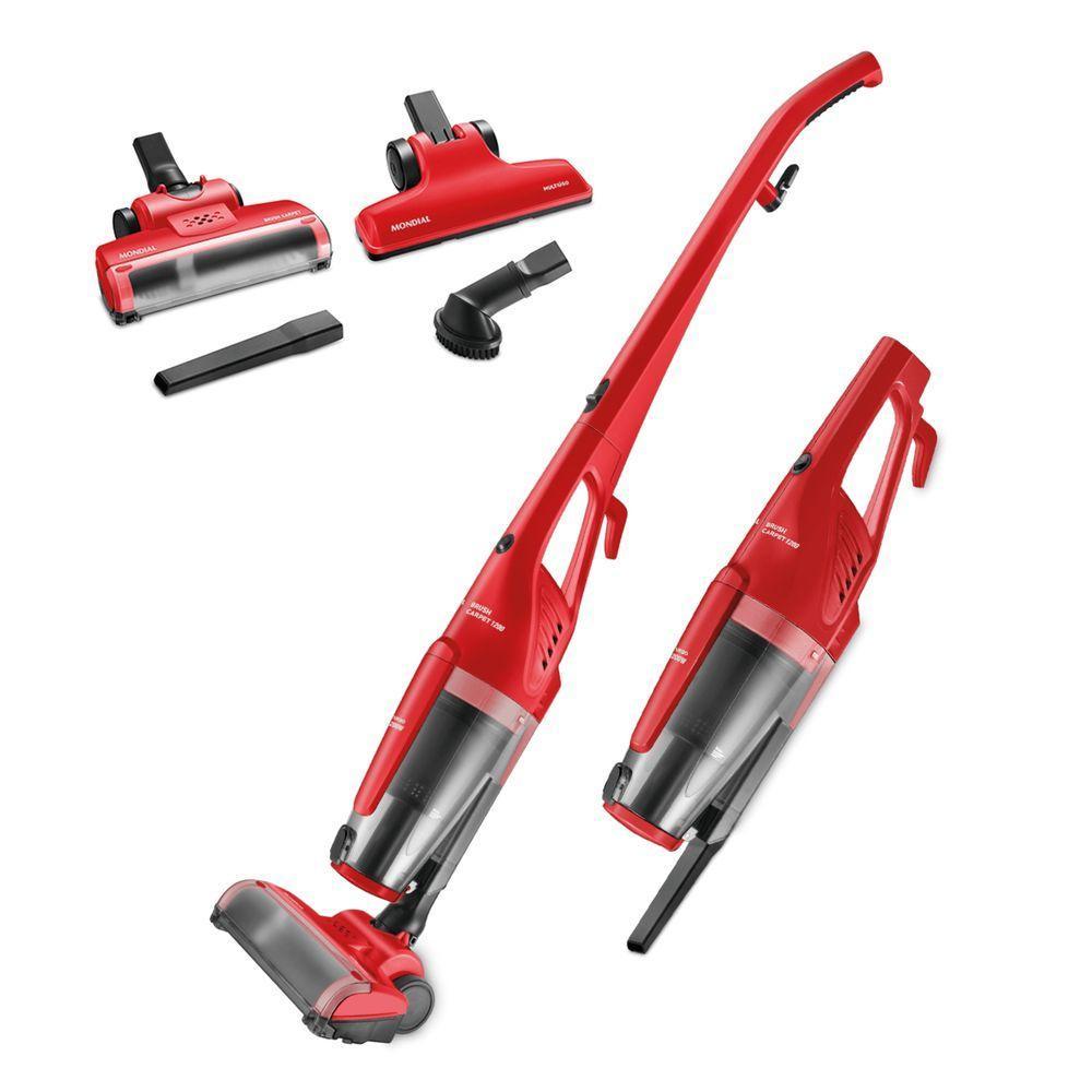 Aspirador Vertical Mondial Brush Carpet AP-25 1200W com Filtro Hepa Vermelho 110V