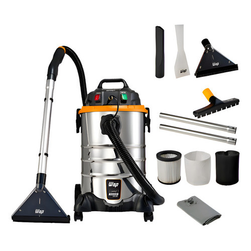 Wap Home Carpet Cleaner Pro 30 Extratora Amarelo E Preto Em Aço Inoxidável - 127v