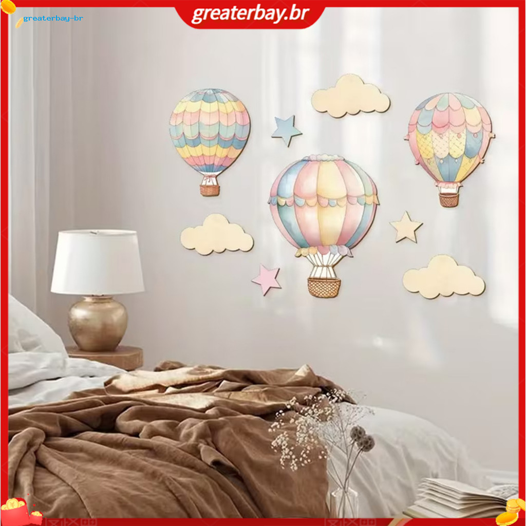 9Pcs High-quality solid wood material: Made of environmentally friendly wooden boards with smooth edges no burrs and