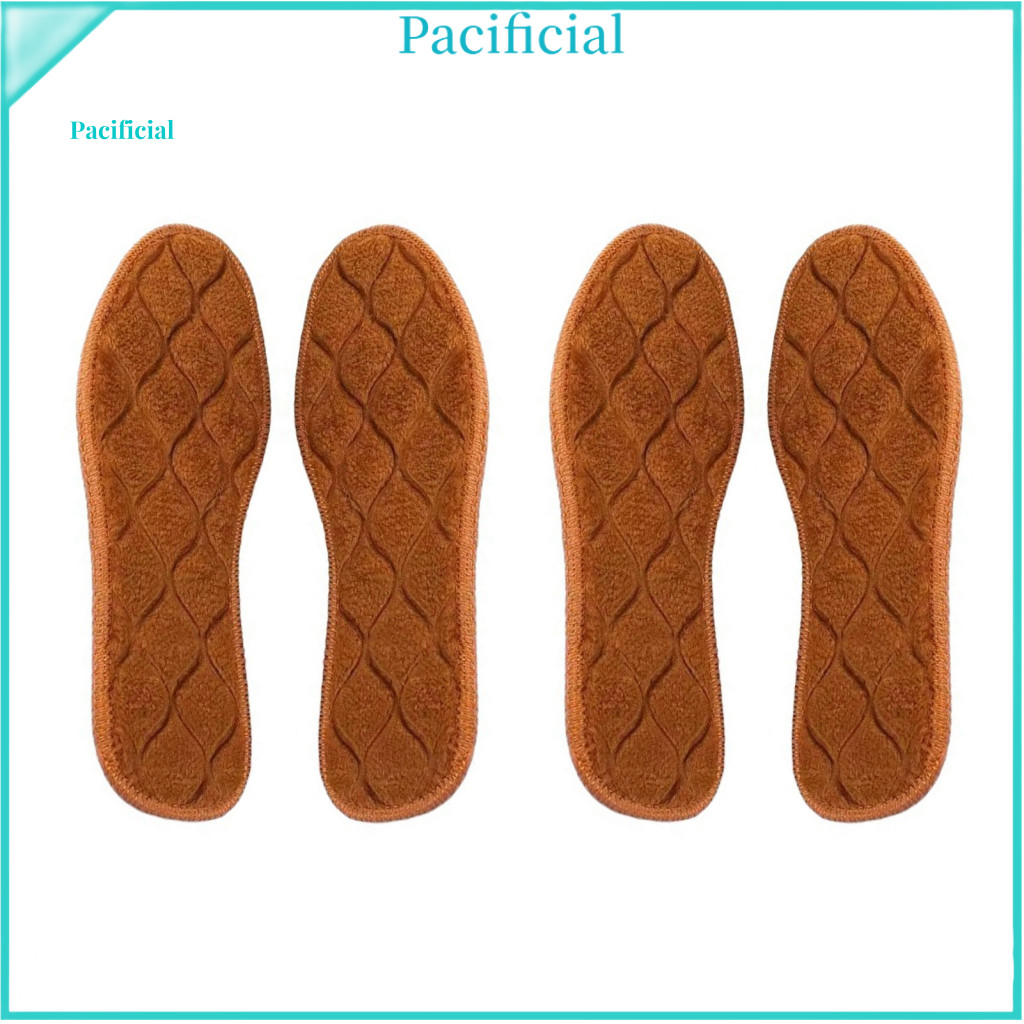 Warm Winter Insoles Non-shedding Foot Pads 2 Pairs Thickened Shoe for Men Women – Cozy Fall Warmers Weather Thermal fo