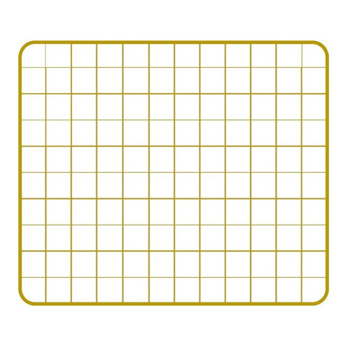 1 Telas Aramada 60x60 Dourada  Memory Board Quadro + 50 Preg
