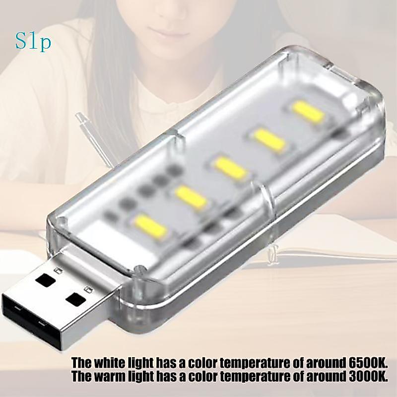 Slp Modern USB Touch Night Lights Brilho Ajustável Mini Lâmpada De Mesa Portátil