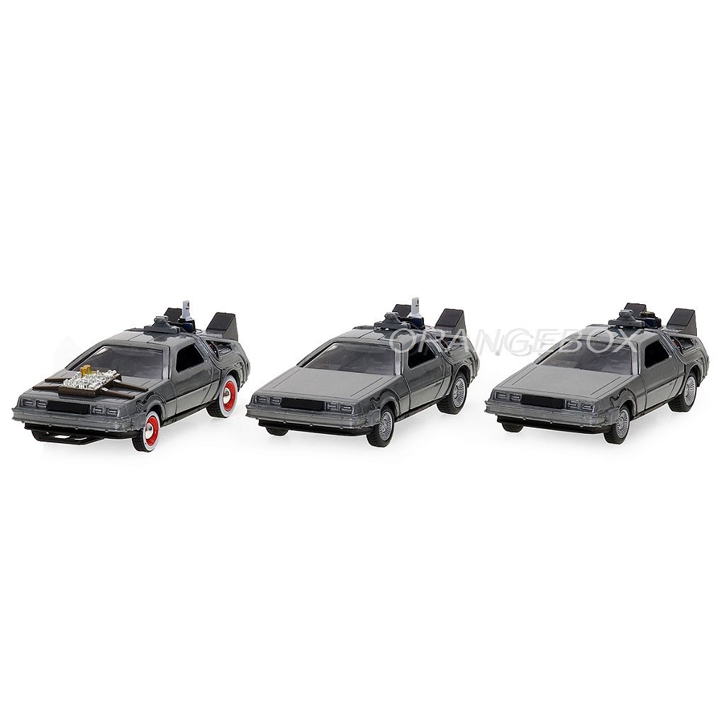 Pack Delorean Back To The Future Time Machine Jada Toys 1:32