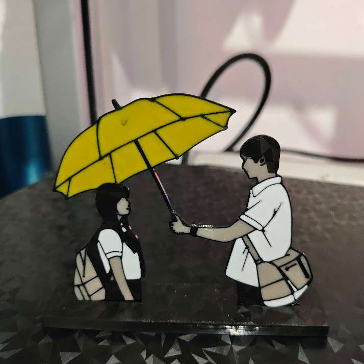 Enfeite Decorativo Cena Dorama Kdrama Escultura 3D Lovely Runner Decoração Quarto Sala Escritório