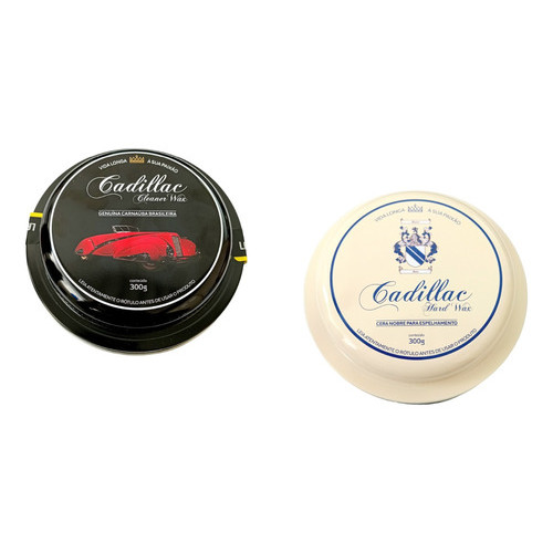 Kit Cera De Carnaúba Hard Wax E Cleaner Wax Cadillac 300g