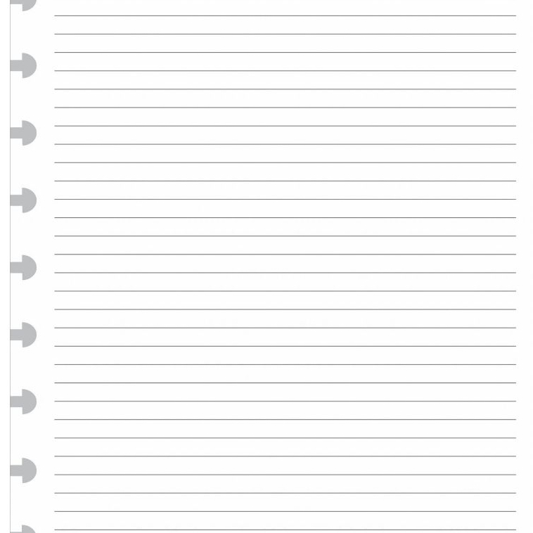 Kit 2 Refil Caderno de Discos 90g 200 Folhas Pautado Grande 11 Furos Inteligente 27,50x20cm